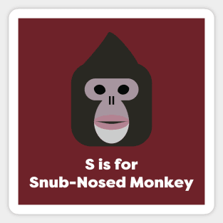 Snub-Nosed Monkey Sticker